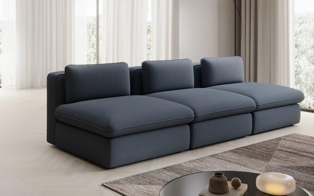 Designbank Cuddle 3-zits in Stof