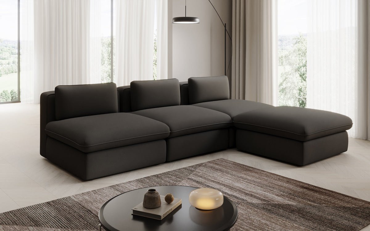 Designer L-bank knuffelen in Stof