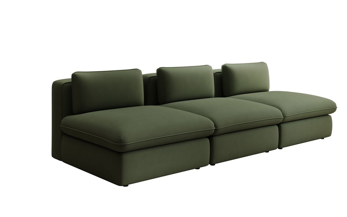 Designbank Cuddle 3-zits in Stof