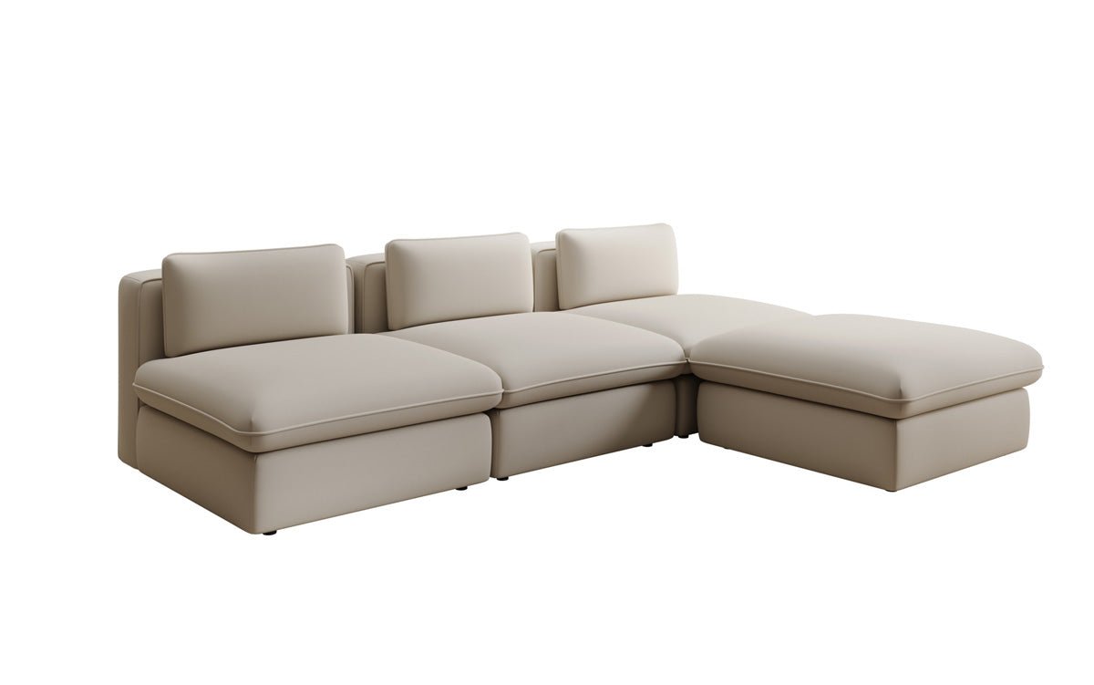 Designer L-bank knuffelen in Stof