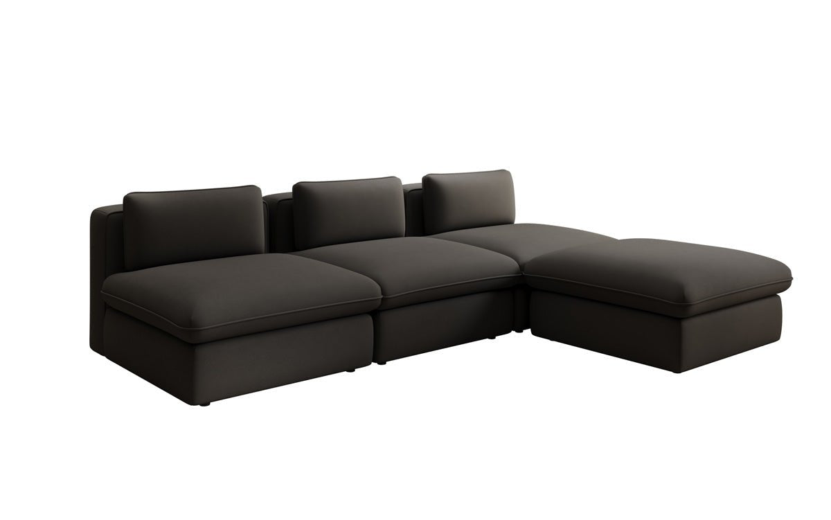 Designer L-bank knuffelen in Stof