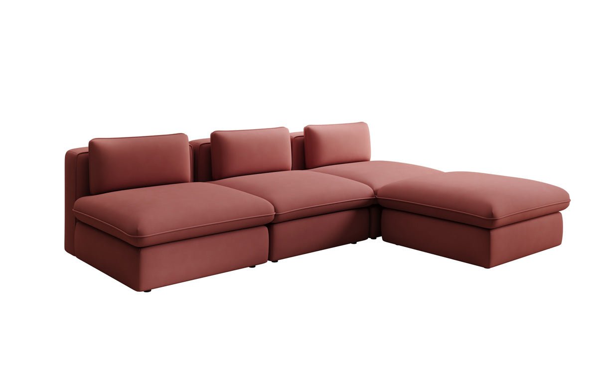 Designer L-bank knuffelen in Stof
