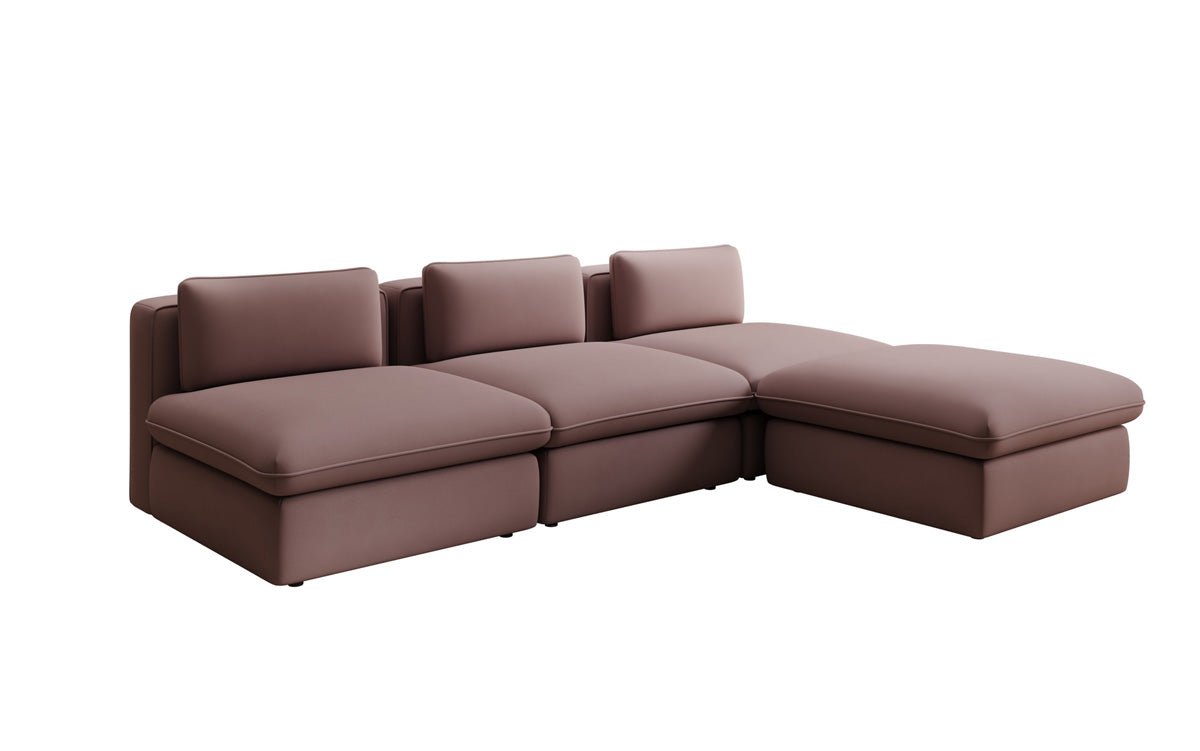 Designer L-bank knuffelen in Stof