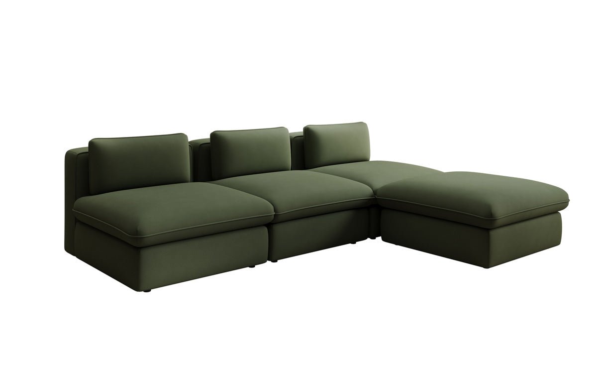 Designer L-bank knuffelen in Stof