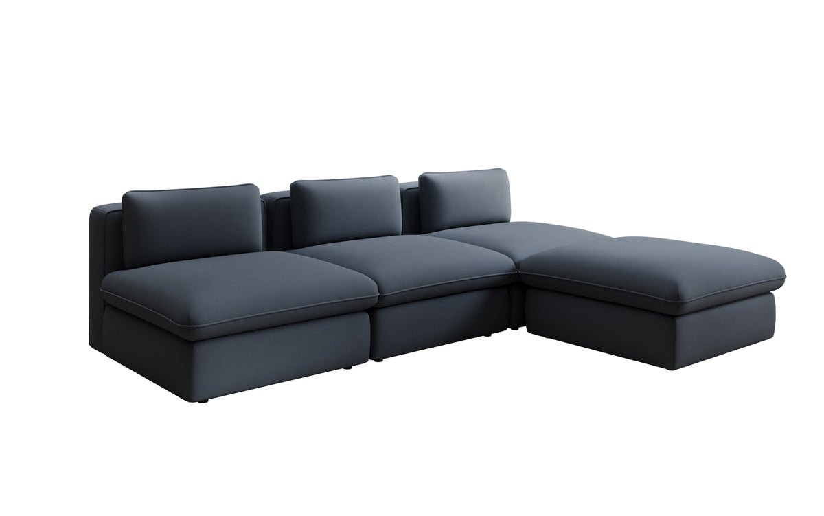 Designer L-bank knuffelen in Stof