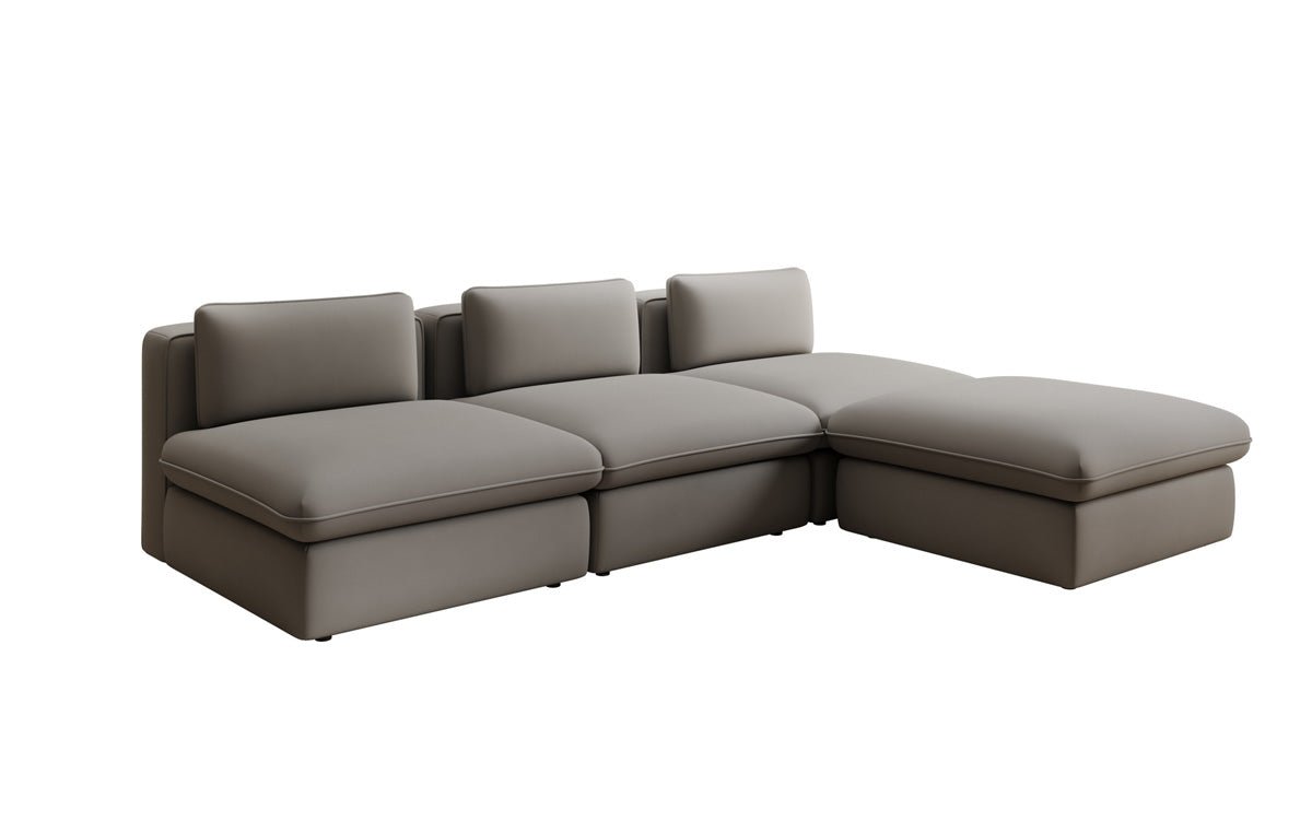 Designer L-bank knuffelen in Stof