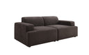 Designer 2-zits bank Monza in Fluweel