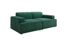 Designer 2-zits bank Monza in Fluweel