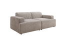 Designer 2-zits bank Monza in Fluweel