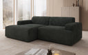 Designer hoekbank Monza in Ribstof