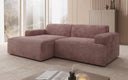 Designer hoekbank Monza in Ribstof