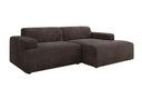 Designer hoekbank Monza in Ribstof