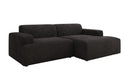 Designer hoekbank Monza in Ribstof