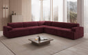 Designer-hoekbank Monza woonlandschap XXL in Fluweel