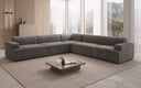 Designer-hoekbank Monza woonlandschap XXL in Fluweel