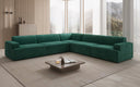 Designer-hoekbank Monza woonlandschap XXL in Fluweel