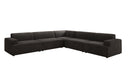 Designer-hoekbank Monza woonlandschap XXL in Fluweel