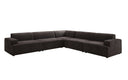 Designer-hoekbank Monza woonlandschap XXL in Fluweel
