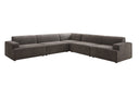Designer-hoekbank Monza woonlandschap XXL in Fluweel