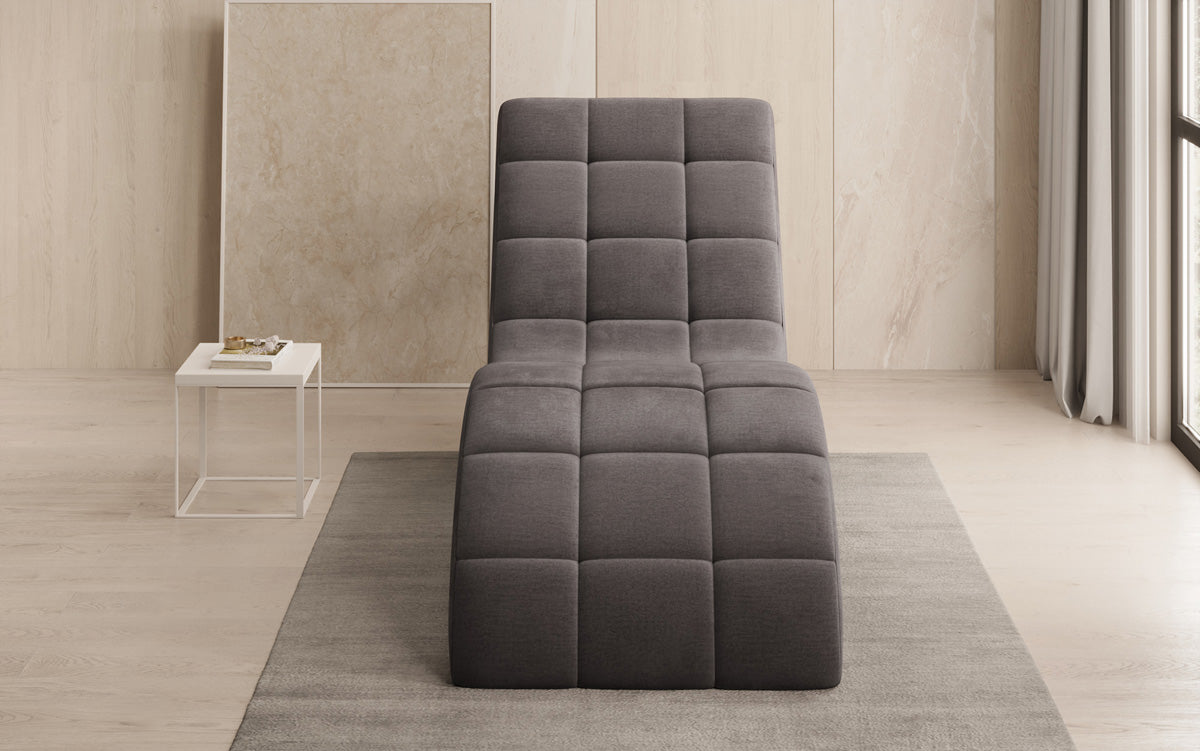 Designer Relax-ligstoel Nela in Fluweel