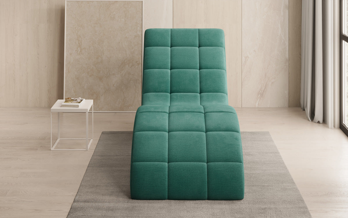 Designer Relax-ligstoel Nela in Fluweel
