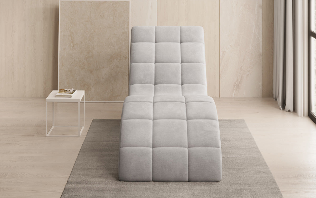 Designer Relax-ligstoel Nela in Fluweel
