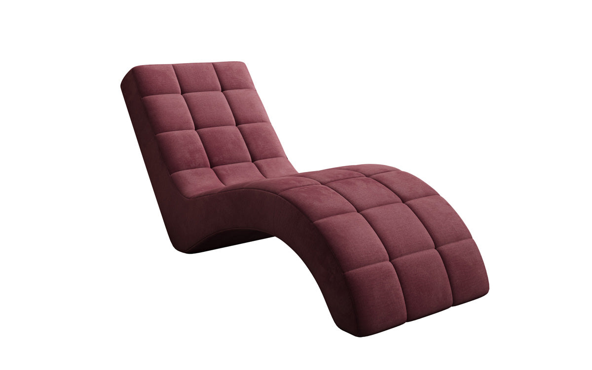 Designer Relax-ligstoel Nela in Fluweel
