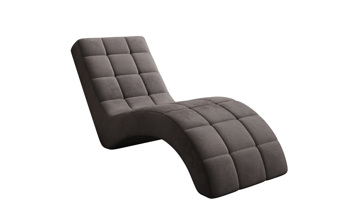 Designer Relax-ligstoel Nela in Fluweel