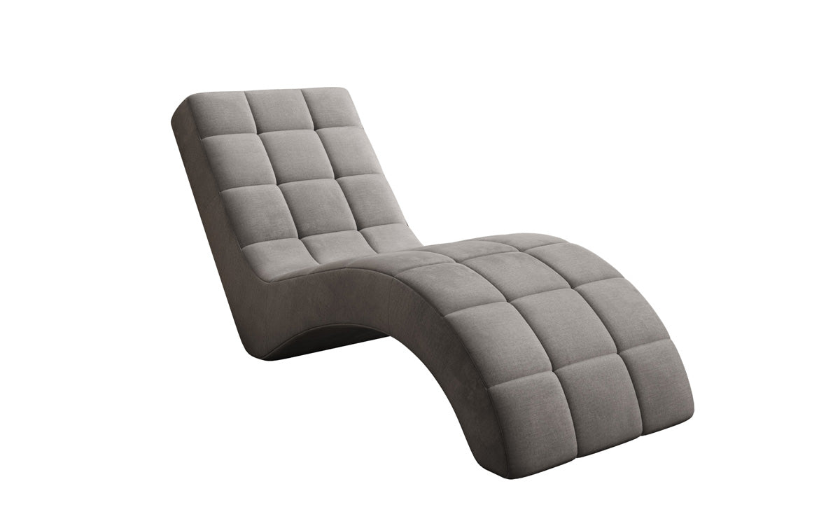Designer Relax-ligstoel Nela in Fluweel