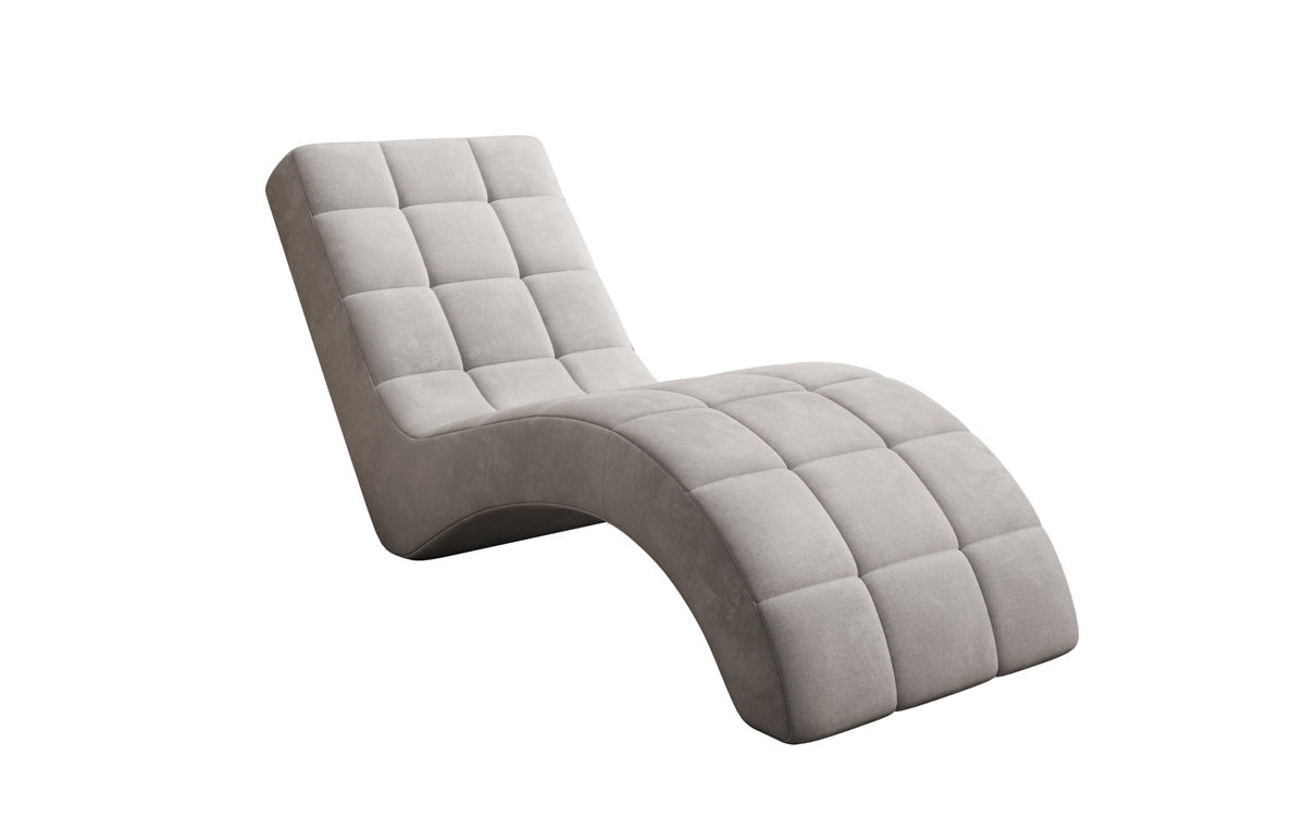 Designer Relax-ligstoel Nela in Fluweel