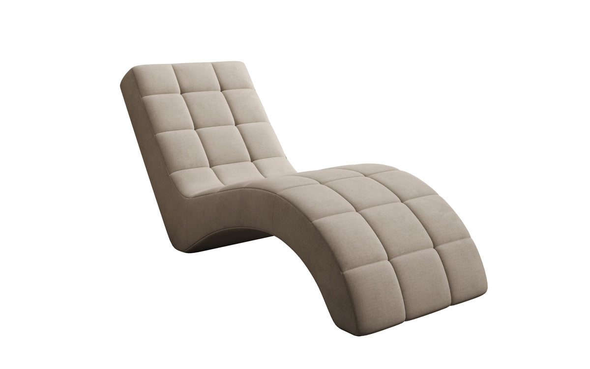 Designer Relax-ligstoel Nela in Fluweel