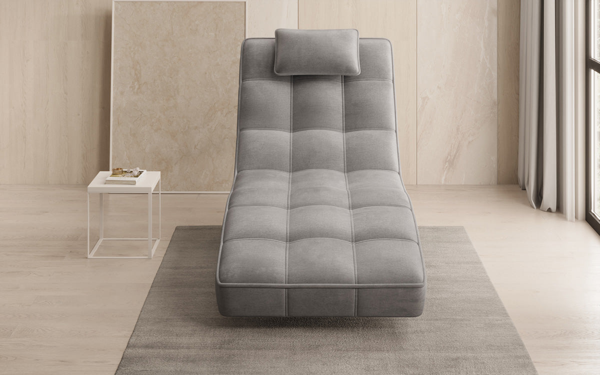 Designer Relax-ligstoel Livara Fluweel met draaifunctie