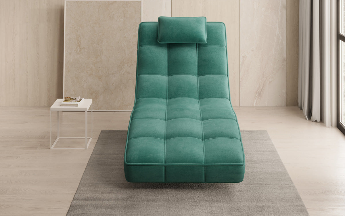 Designer Relax-ligstoel Livara Fluweel met draaifunctie