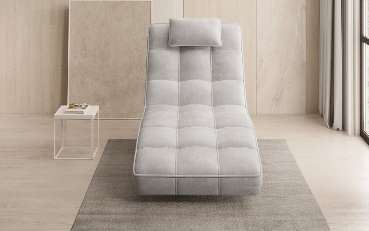 Designer Relax-ligstoel Livara Fluweel met draaifunctie
