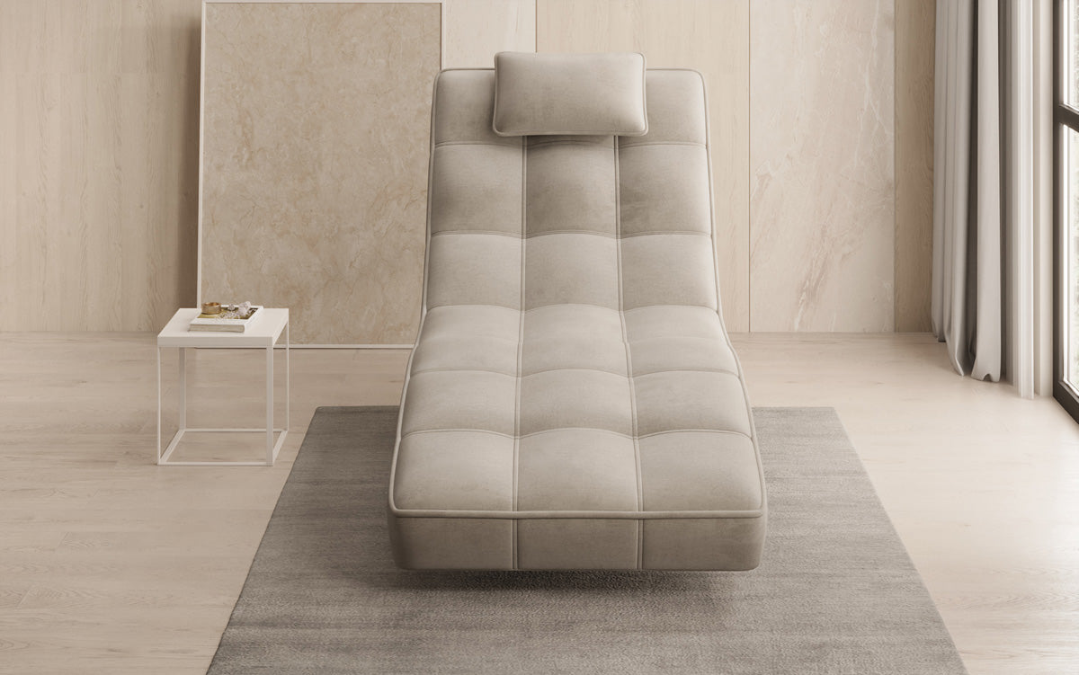 Designer Relax-ligstoel Livara Fluweel met draaifunctie