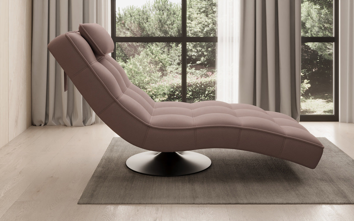 Designer Relax-ligstoel Livara Stof met draaifunctie