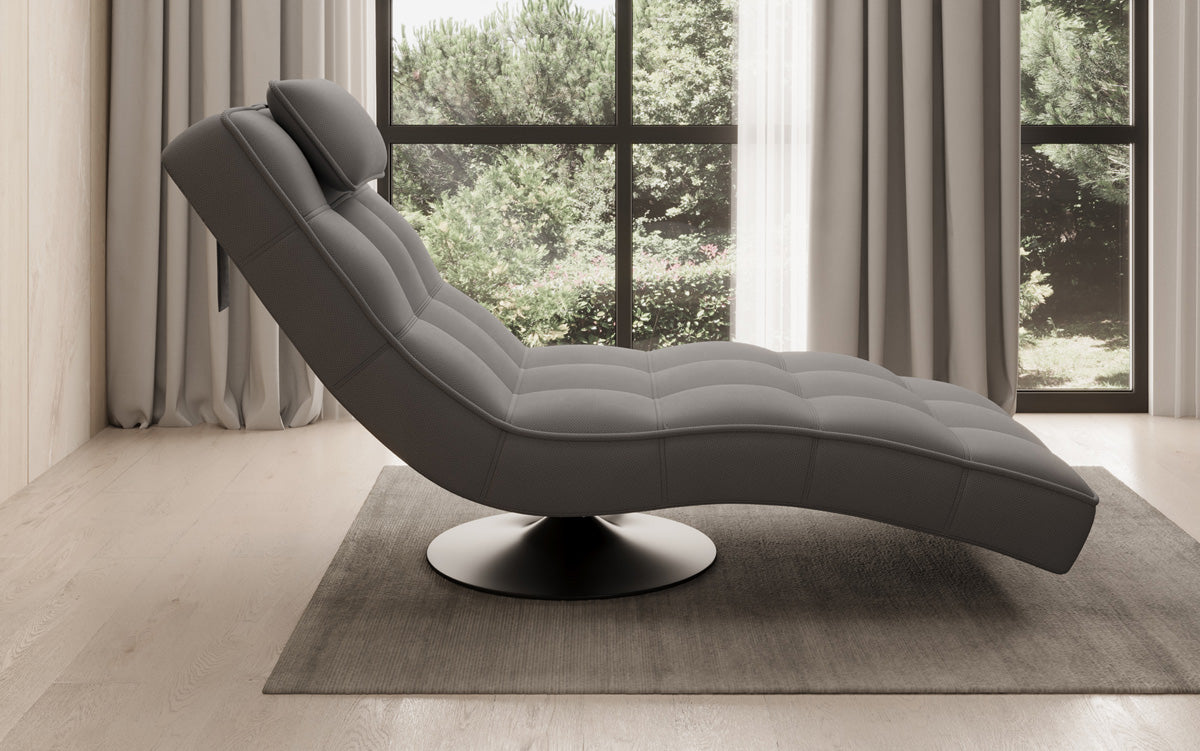 Designer Relax-ligstoel Livara Stof met draaifunctie