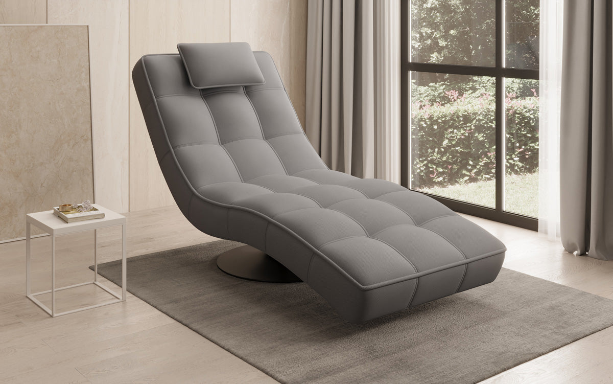 Designer Relax-ligstoel Livara Stof met draaifunctie