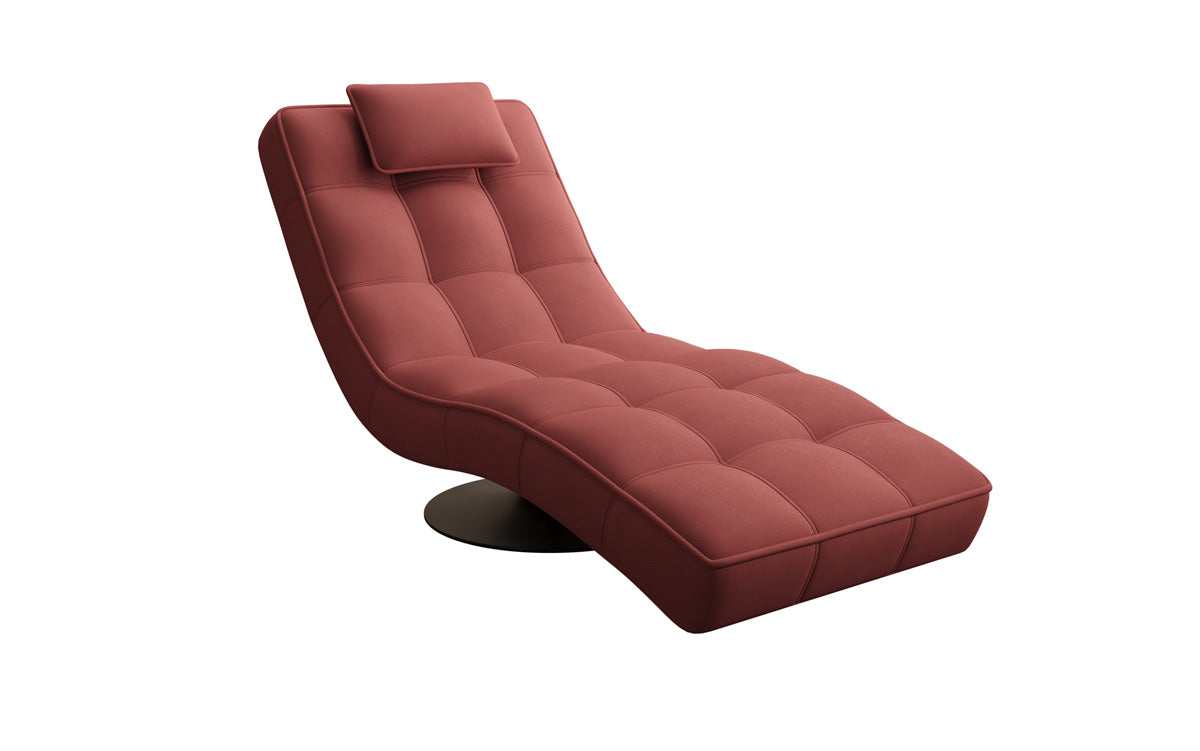 Designer Relax-ligstoel Livara Stof met draaifunctie