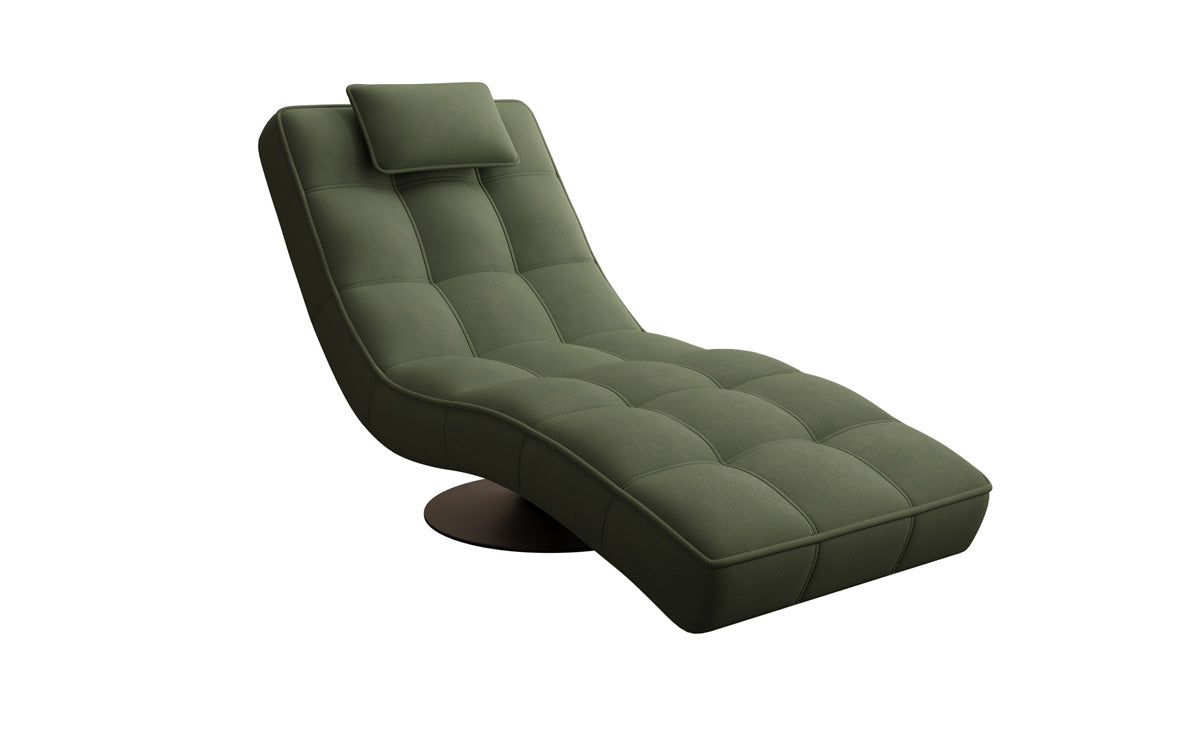 Designer Relax-ligstoel Livara Stof met draaifunctie