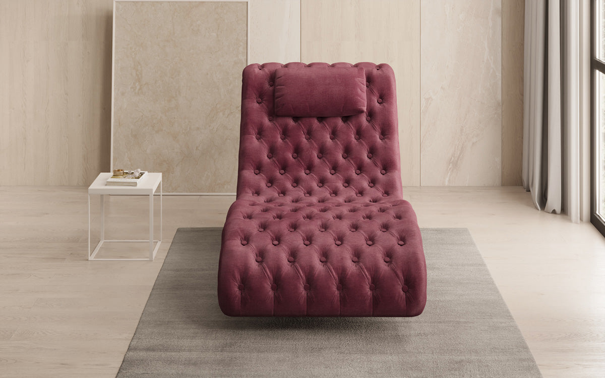 Designer Relax-ligstoel Elarion in Fluweel
