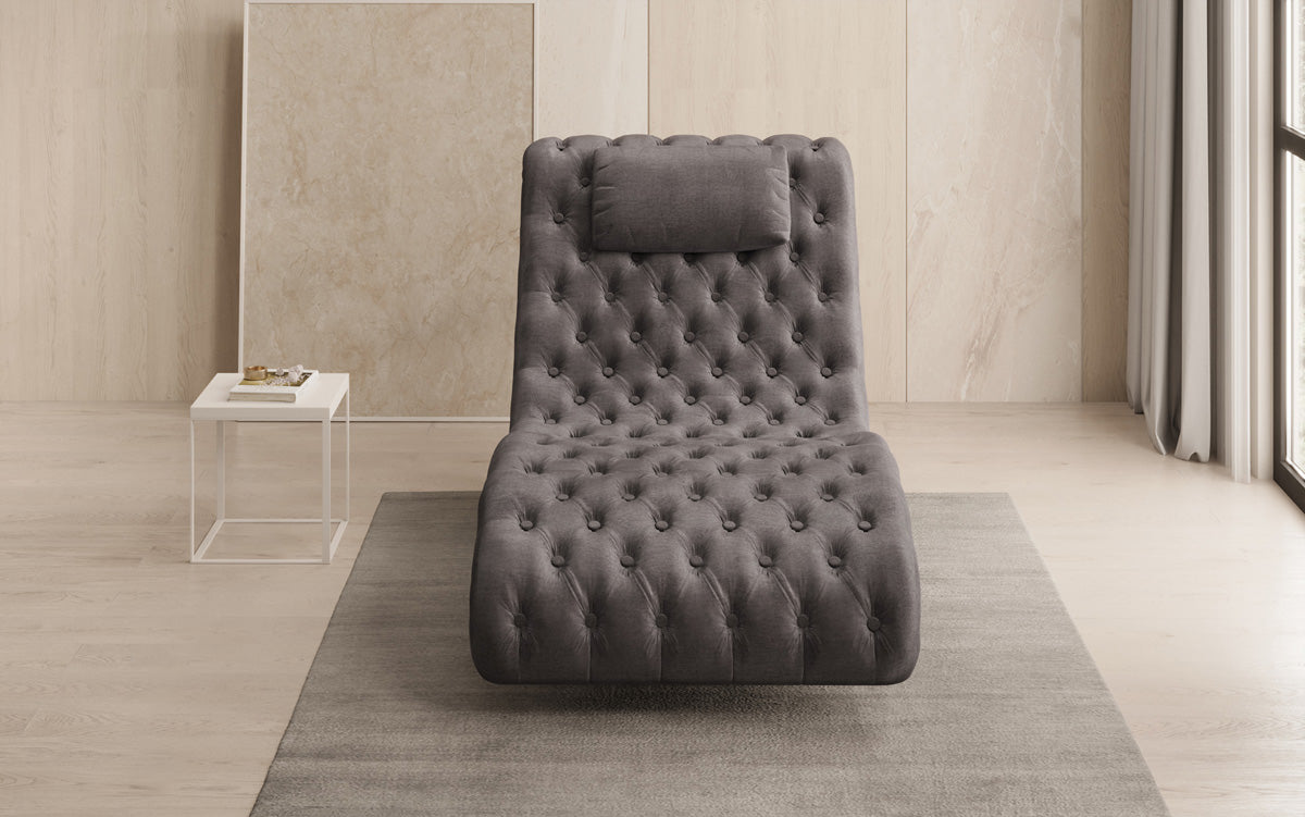 Designer Relax-ligstoel Elarion in Fluweel