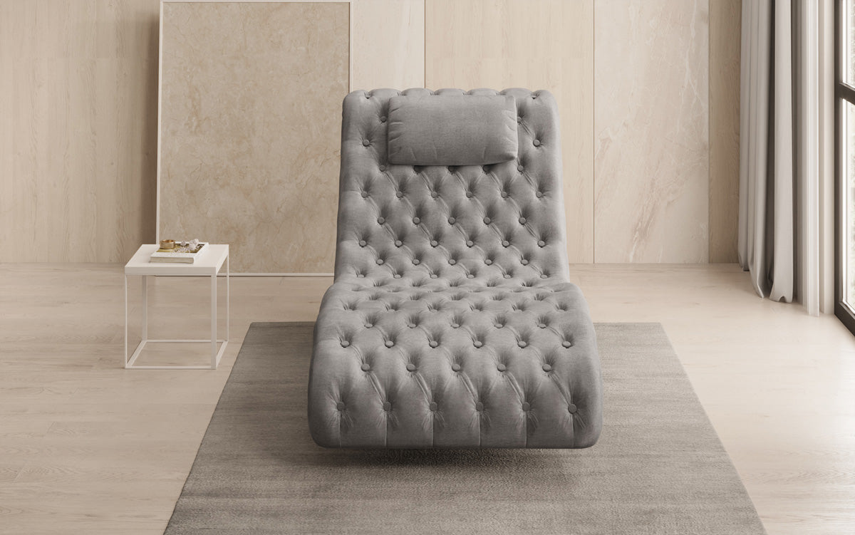 Designer Relax-ligstoel Elarion in Fluweel