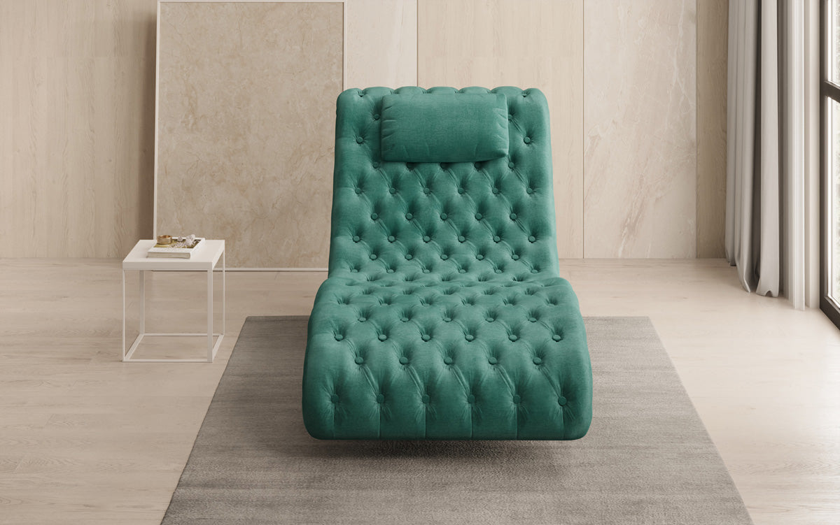 Designer Relax-ligstoel Elarion in Fluweel