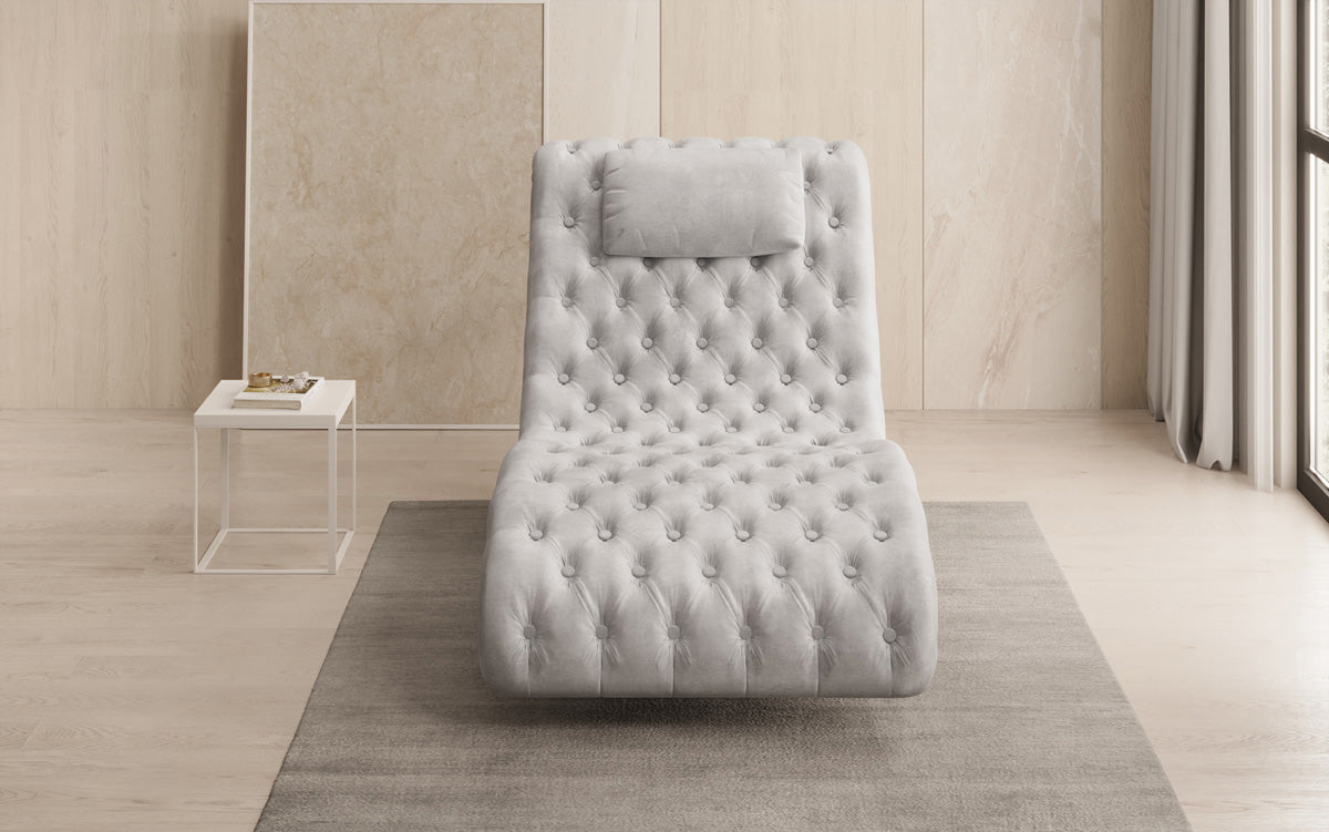 Designer Relax-ligstoel Elarion in Fluweel