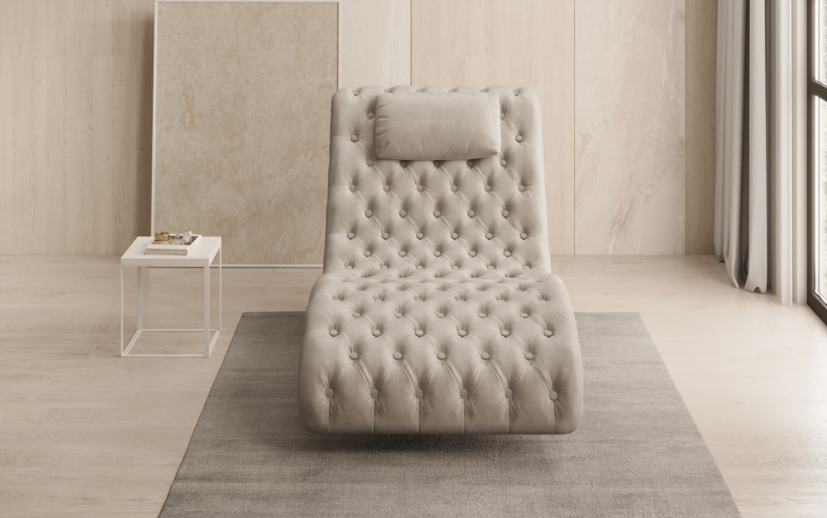 Designer Relax-ligstoel Elarion in Fluweel