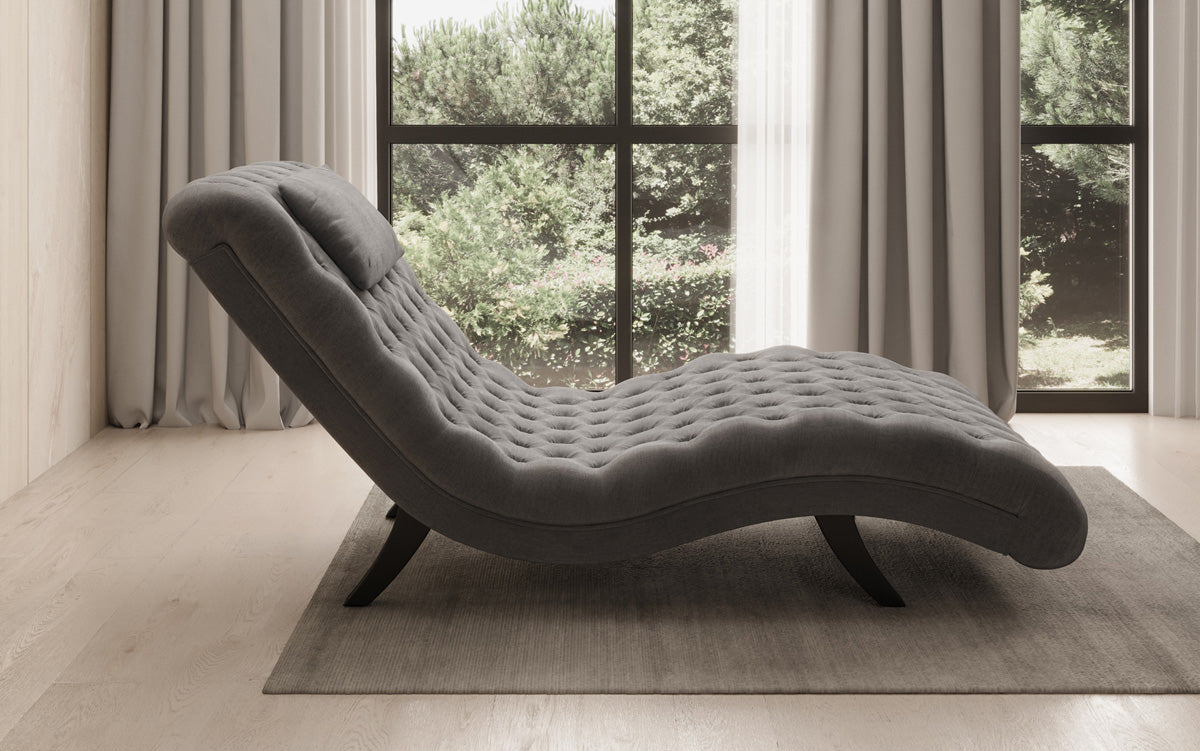 Designer Relax-ligstoel Elarion in Fluweel