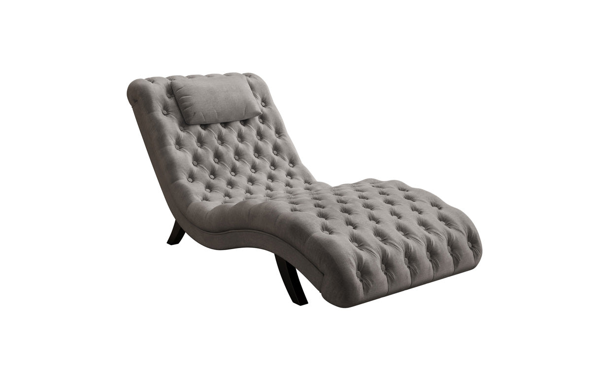 Designer Relax-ligstoel Elarion in Fluweel