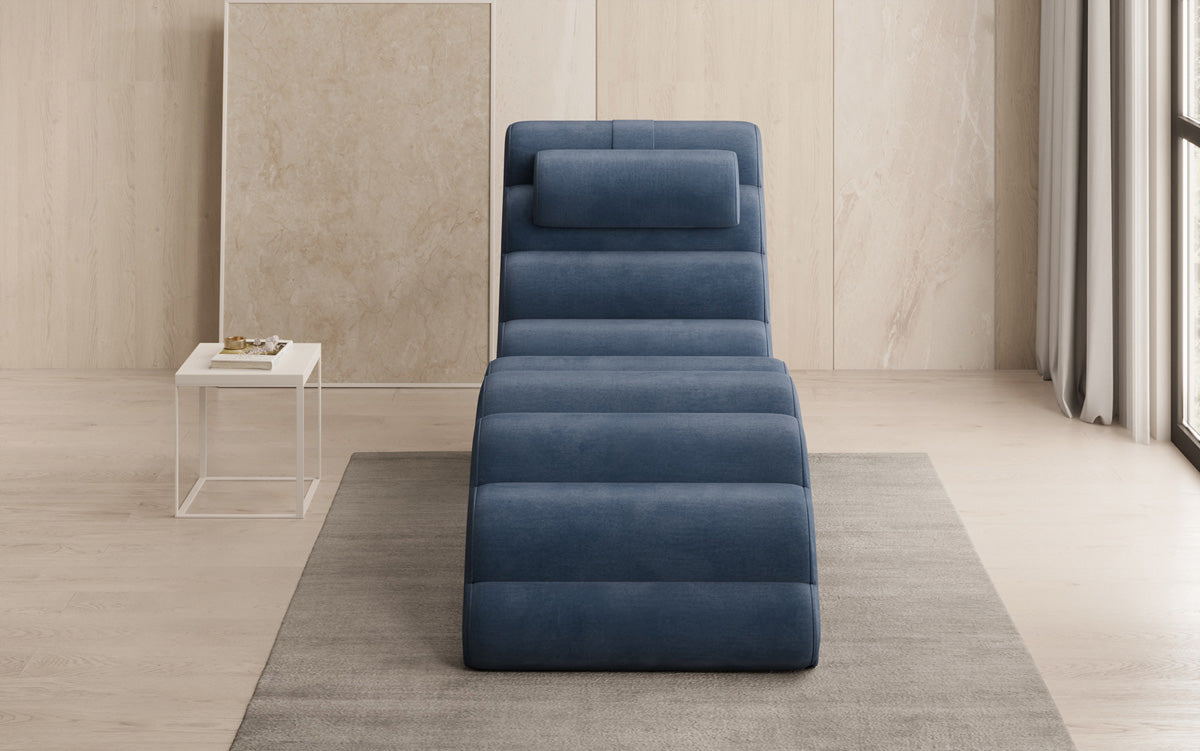 Designer Relax-ligstoel Malina in Fluweel