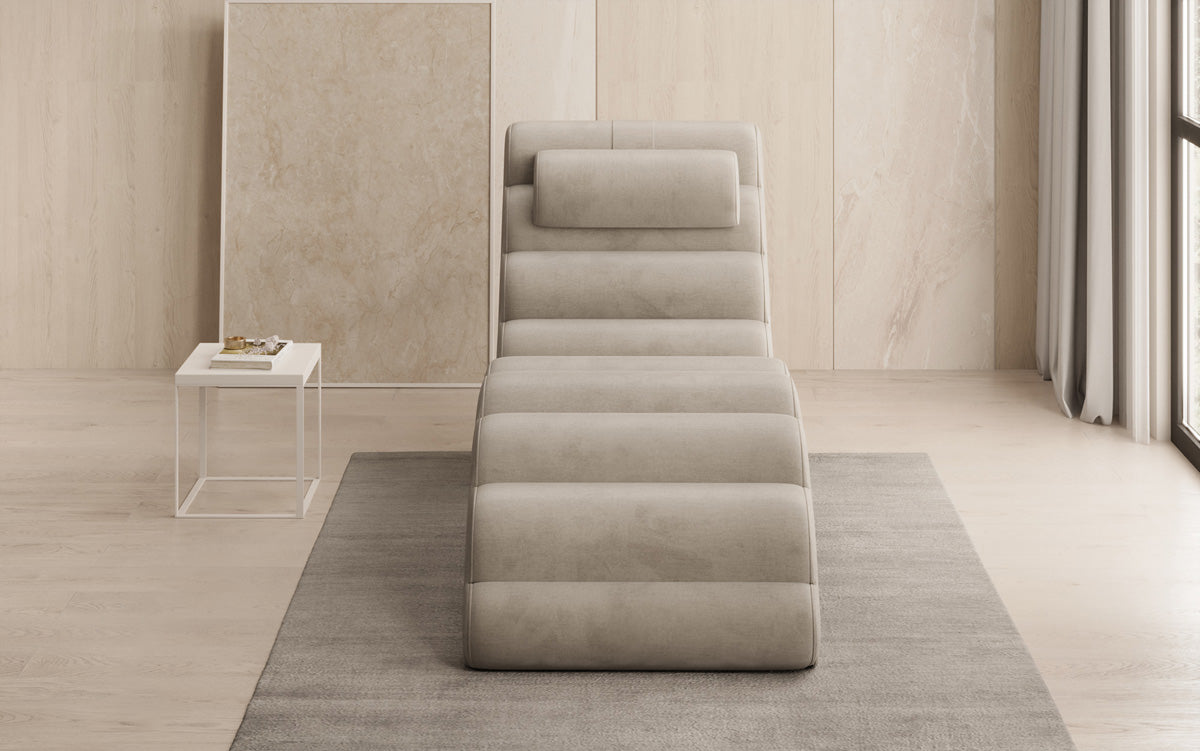 Designer Relax-ligstoel Malina in Fluweel